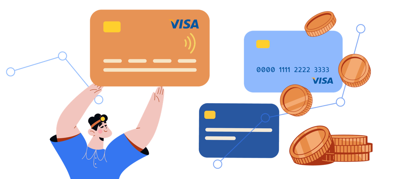 VISA-kort är populära för deras breda täckning och säkerhet.